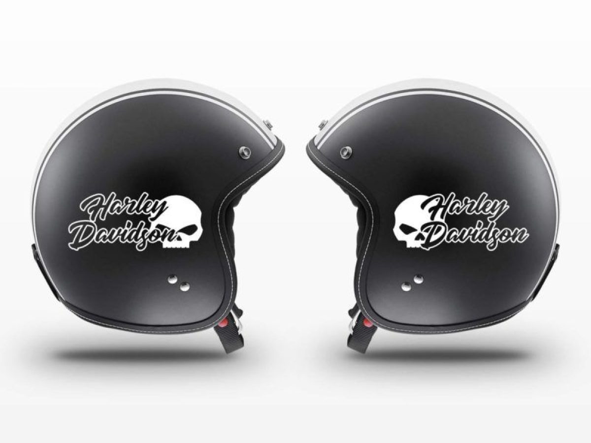 harley davidson bling helmet stickers