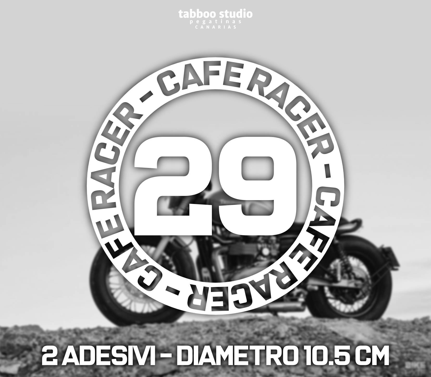 adesivi cafe racer per bicicletta